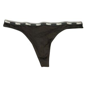 Hanes Womens Size 2XL Panty Thong Originals Black New Without Tags